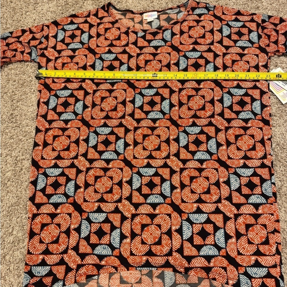 Lularoe NWT Irma boxy oversized high low tunic top Sx XXS - Picture 6 of 8